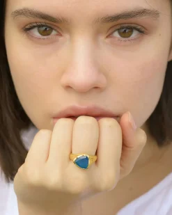 Anillo Jade Azul Marea