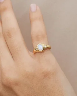 Anillo Piedra Lunar Boho