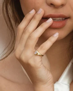 Anillo Piedra Lunar Boho