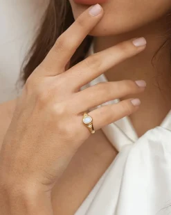 Anillo Piedra Lunar Boho