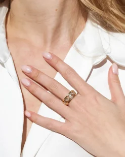 Anillo Piedra Lunar Papua