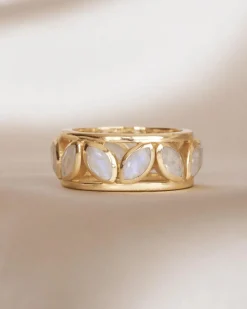 Anillo Piedra Lunar Papua