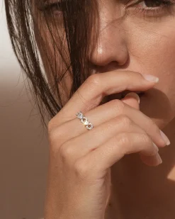 Anillo Plata Circonitas Brisa