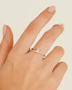 Anillo Plata Circonitas Jane