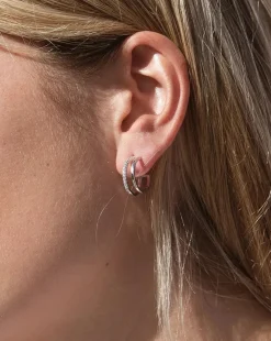 Aros Plata Dobles Dobble