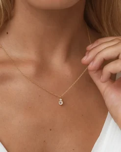 Birthstone Necklace June - Moonstone