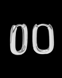 Charlize Small Silver Hoops