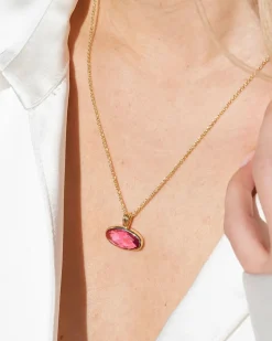Colgante Turmalina Rosa Bauzi
