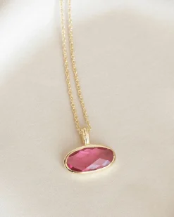Colgante Turmalina Rosa Bauzi