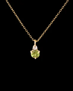Collar Birthstone Agosto - Peridoto