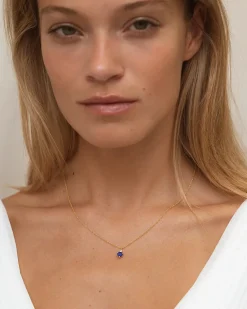 Collar Birthstone Septiembre - Zafiro