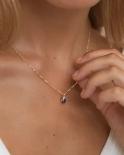 Collar Birthstone Septiembre - Zafiro