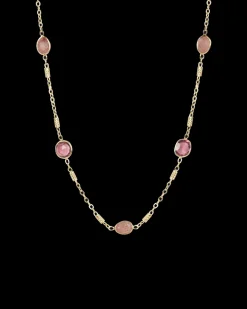 Collar Cuarzo Rosa Coralie
