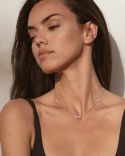 Collar Plata Circonitas Breeze