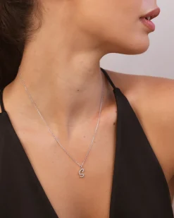 Collar Plata Letra S