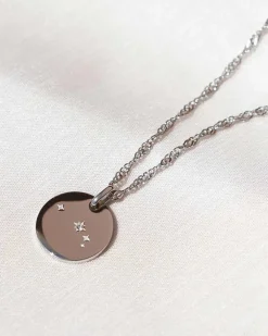 Collar Plateado Zodiaco Aries