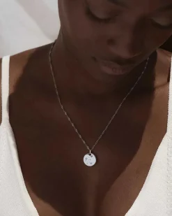 Collar Plateado Zodiaco Acuario