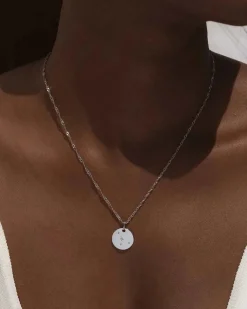 Collar Plateado Zodiaco Cancer