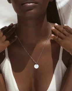 Collar Plateado Zodiaco Cancer