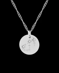 Collar Plateado Zodiaco Escorpio