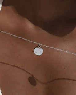 Collar Plateado Zodiaco Leo