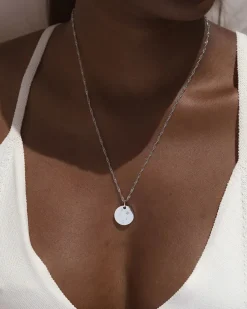 Collar Plateado Zodiaco Libra