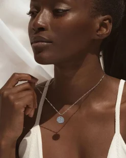 Collar Plateado Zodiaco Libra