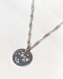 Collar Plateado Zodiaco Sagitario