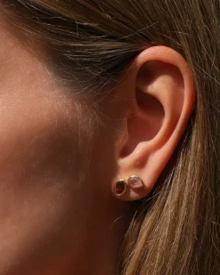 Cora Garnet Earrings