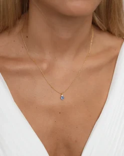 December Birthstone Necklace - Tanzanite