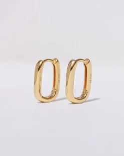 Gold Hoops Charlize Small