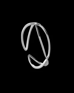 Hopper Waves Silver Ring