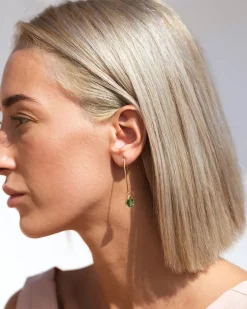 Kokod Green Jade Earrings