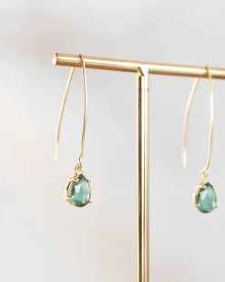 Kokod Green Jade Earrings