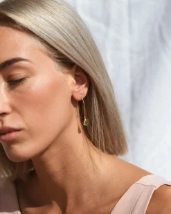 Kokod Green Jade Earrings