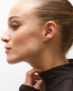 Mini Bullet Silver Earrings