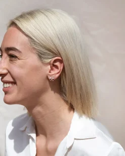 Mini Liza Silver Hoops