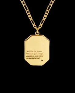 Moon Medal Necklace