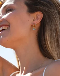 Pendientes Birthstone Diciembre - Tanzanita