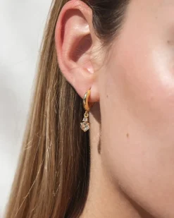 Pendientes Birthstone Noviembre - Citrino