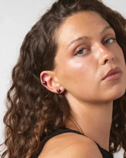 Pendientes Granate Nude