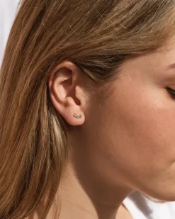 Pendientes Plata Estrella Mini Tristar