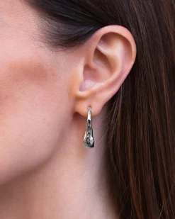 Pendientes Plateados Aurora