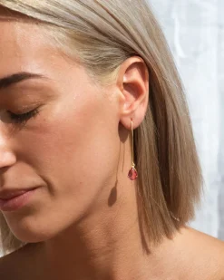 Pendientes Turmalina Rosa Kokod