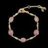 Pulsera Cuarzo Rosa Coralie