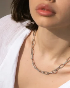 Silver Chainet Necklace