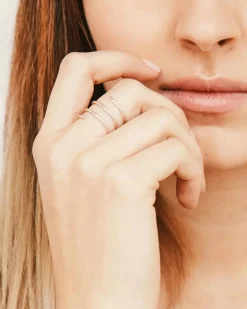 Silver Spiral Whirl Ring