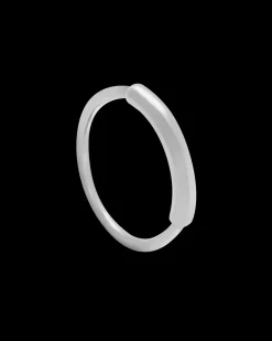 Smooth Skin Silver Ring